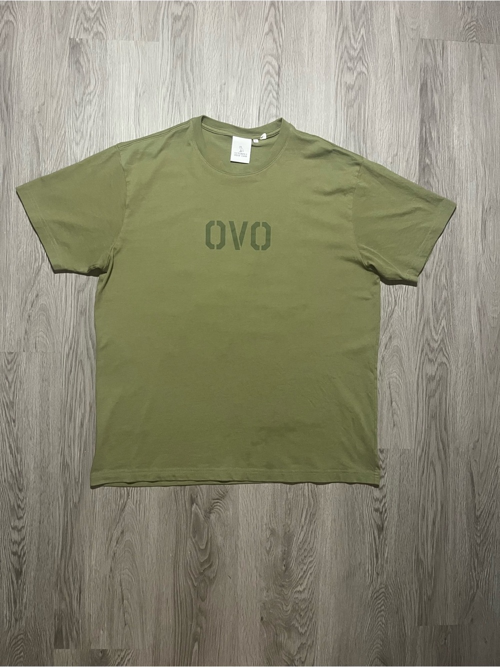 OVO green logo spell out graphic double sided T-shirt men’s XL ￼